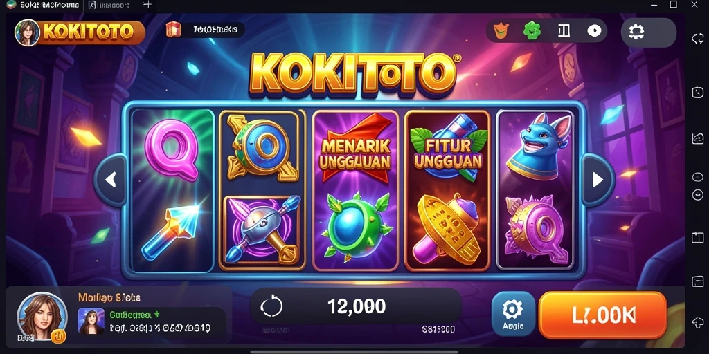 Tampilan gameplay KOKITOTO yang seru dan interaktif.