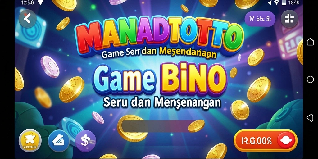 Menampilkan gameplay seru di MANADOTOTO dengan Bingo.