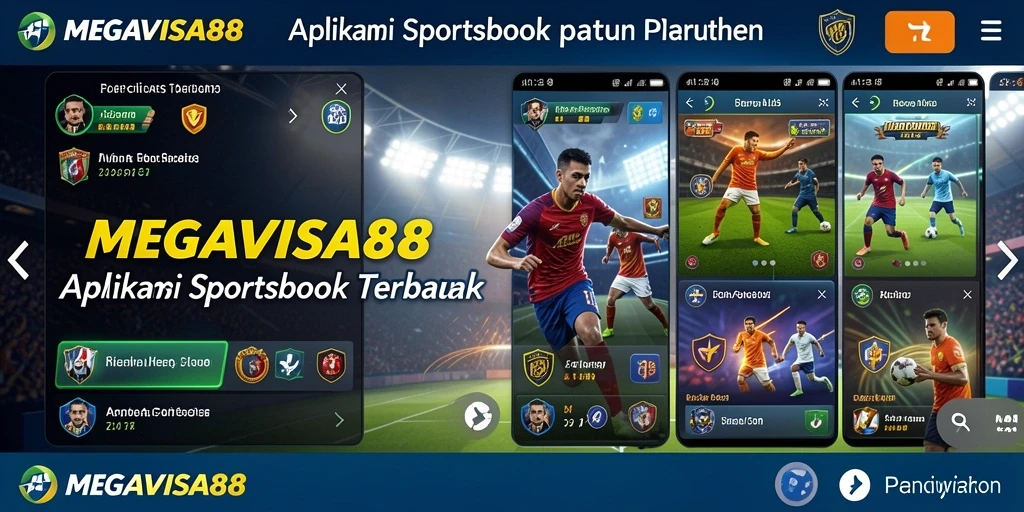 Tampilan gameplay MEGAVISA88 dengan berbagai pilihan taruhan olahraga.