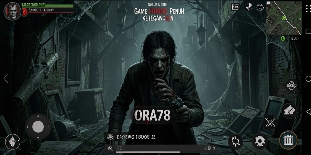 Gameplay menakutkan di ORA78 dengan suasana yang mencekam.