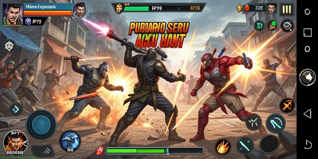 Tampilan gameplay RP79 yang penuh aksi dan seru
