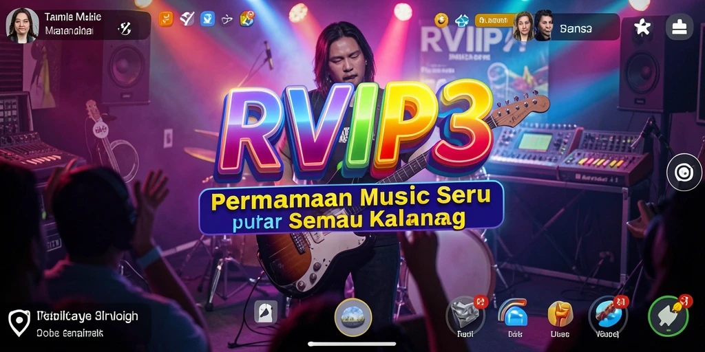 Tampilan gameplay RVIP3 yang seru dan interaktif.