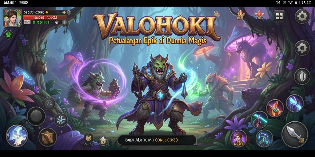 Screenshot gameplay petualangan VALOHOKI yang seru dan penuh aksi.