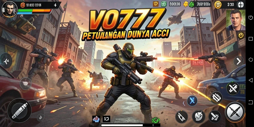 Tampilan seru gameplay VO777 yang penuh dengan aksi mendebarkan.