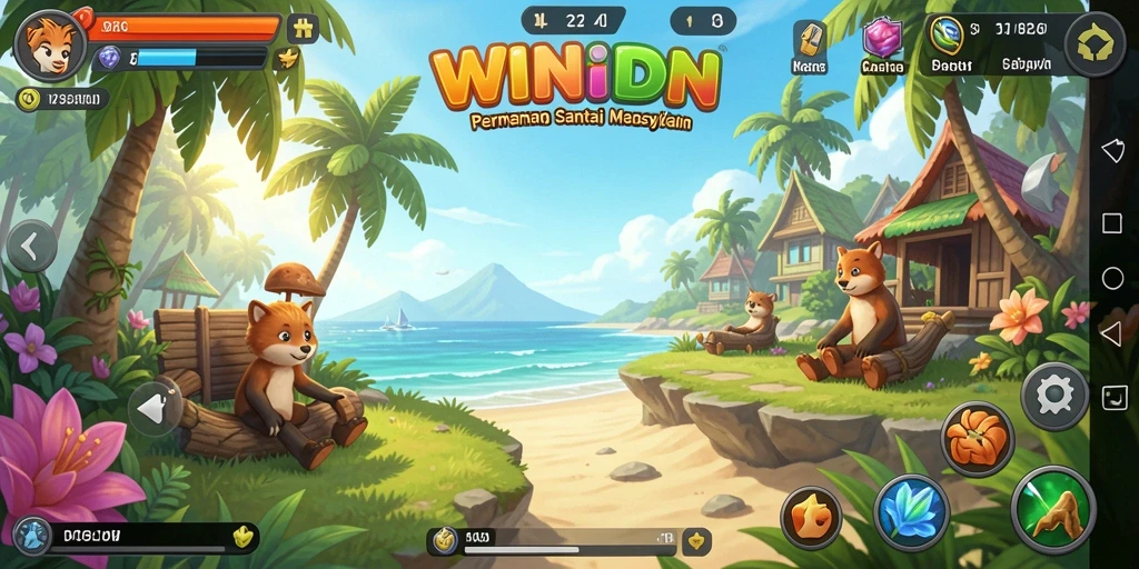 Tampilan gameplay Casual yang seru dan interaktif di WINIDN.